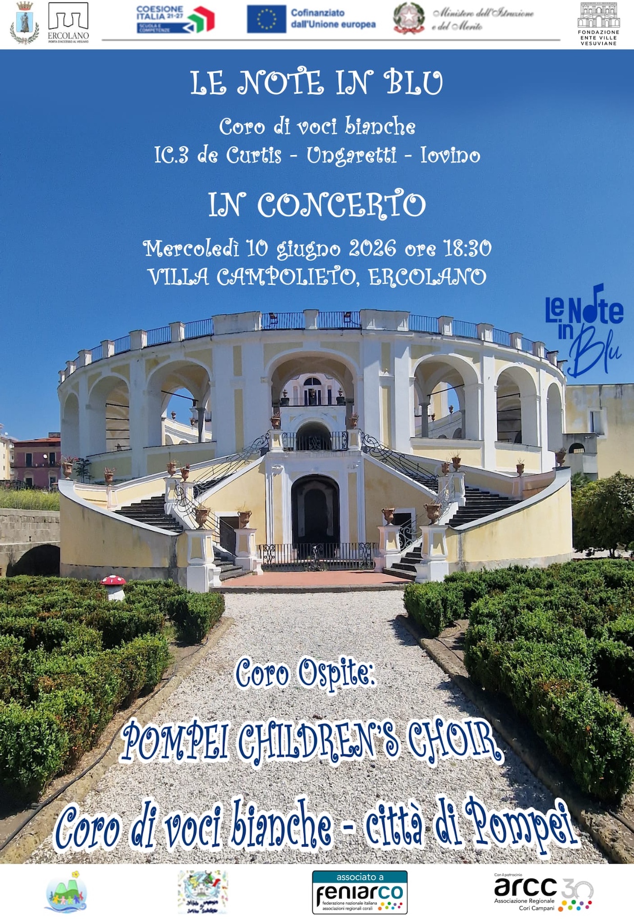 LE NOTE IN BLU IN CONCERTO