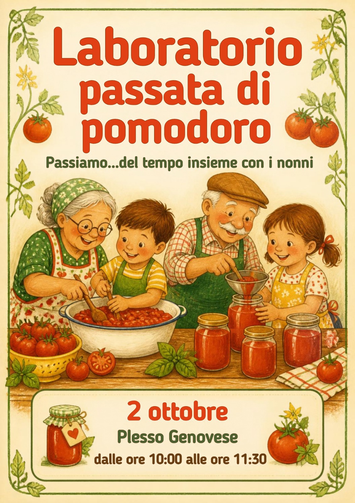 PASSATA DI POMODORO CON I NONNI